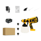 Reliable Quality ZT6000D Lithium Ion Electric Spray Gun 360 Degree Drip Free Spraying Without Lithium Battery