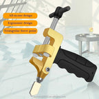 Hand-held roller glass pusher