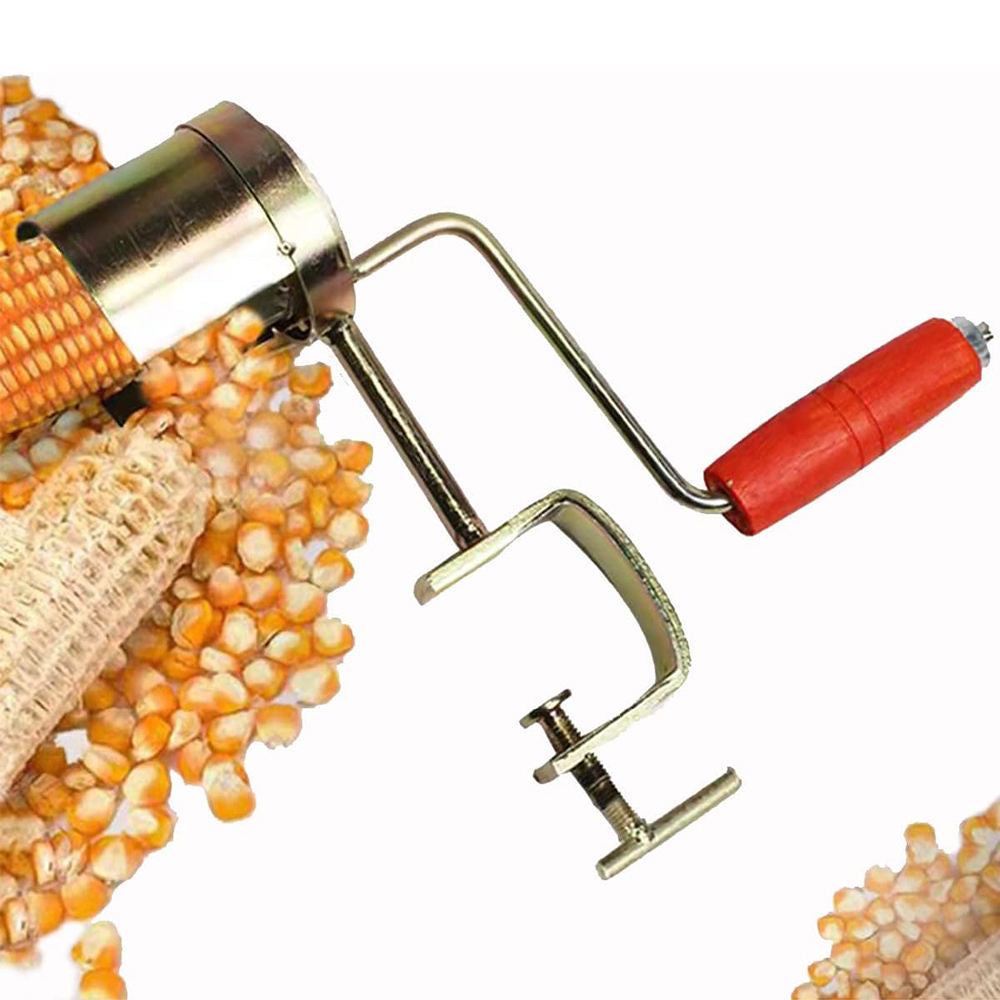 Portable corn threshing machine