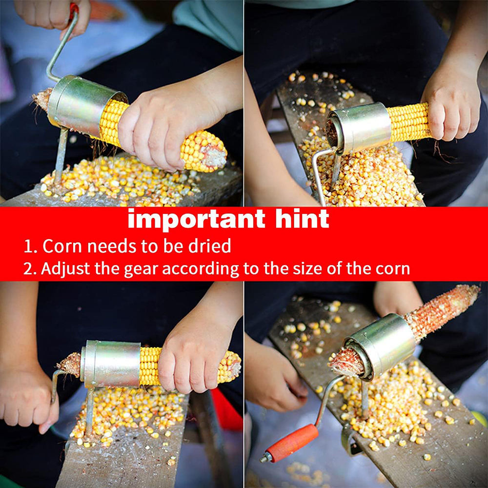 Portable corn threshing machine