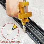 Hand-held roller glass pusher
