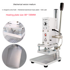 Leather Embossing Foil Heat Press Machine Small Manual Digital Hot Stamping Machine for Wood PVC Paper Custom Logo Stamp  GH₵2,100.00