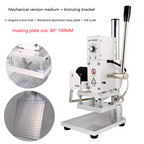 Leather Embossing Foil Heat Press Machine Small Manual Digital Hot Stamping Machine for Wood PVC Paper Custom Logo Stamp  GH₵2,100.00