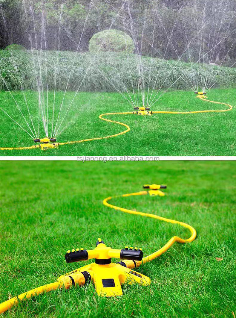 Rotating Water Spray 360 Degree Automatic Sprinkler Villa Garden Watering Lawn Can Be Connected in Series Sprinkler(Excluding water pipes)